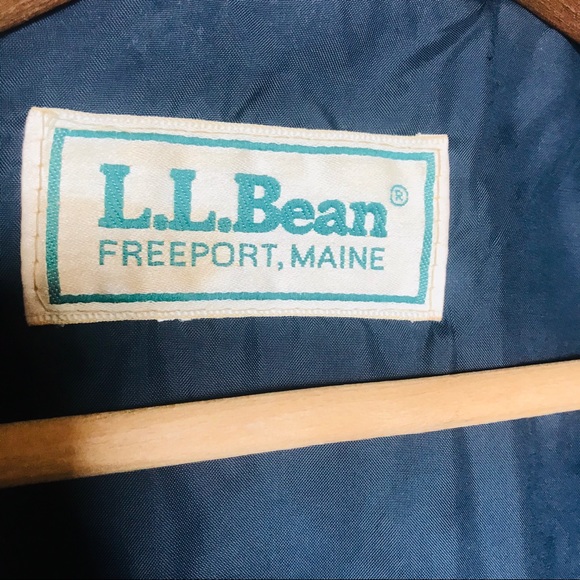 L.L. Bean Vintage Wool Varsity Bomber Jacket - Picture 3 of 8